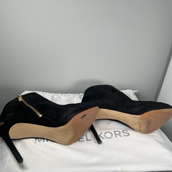 .MICHAEL KORS Suede Stiletto Ankle Boots - Picture 9 of 12
